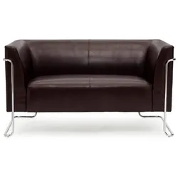 hjh OFFICE Lounge Sofa CURACAO Kunstleder mit Armlehnen