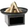 feueranker® Feuerkorb Pan Ø 80 cm Schwarz