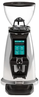 Rocket Espresso Spluga Elektrische Kaffeemühle, 65mm Mahlwerk – Chrom