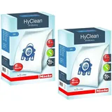 Set Von 8 Staubbeuteln Hyclean 3d Gn + 4 Filter Für Miele Vakuumreiniger 9917730
