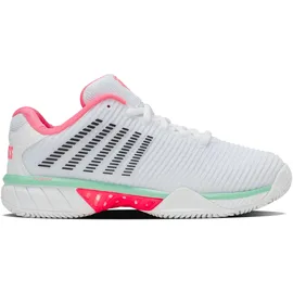 K-Swiss Hypercourt Express 2 Hb Weiß/Neon Pastel Lilac Pink/Black 37 1/2
