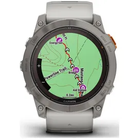 Garmin Fenix 7X Pro Sapphire Solar nebelgrau/titanium