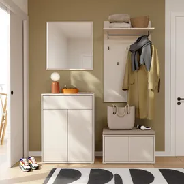 Forte Garderobenpaneel Forte Alice Springs 74 x 127 x 30 cm Beige