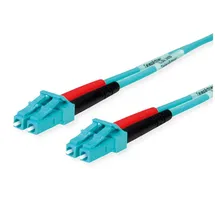 Telegärtner 100011325 Glasfaser LWL Anschlusskabel 2.00 m Türkis [1x LC-Stecker - 1x LC-Stecker] 50/125 μ Multimode OM3