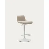 Kave Home 2er-Set Kave Home Barhocker Zenda Stoff Beige