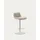 Kave Home 2er-Set Kave Home Barhocker Zenda Stoff Beige