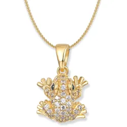 Seinerzeit SZA-3960-140 Damen-Kette Lex Frosch goldfarben