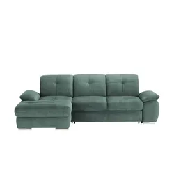 Ecksofa  Gladys ¦ türkis/petrol ¦ Maße (cm): B: 282 H: 103 T: 197