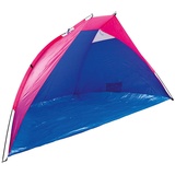 IDENA Strandmuschel Lido UV40+ blau/pink 270x120x120cm