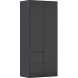 Rauch Drehtürenschrank MAINZ 91 x 210 x 54 cm Grau