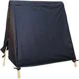 GXQFF Hollywoodschaukel Abdeckung Triangular 235 X 154 X 193 cm Schutzhülle Abdeckplane Abdeckhaube UV-Beständiges Hollywoodschaukel Abdeckung Spitzdach