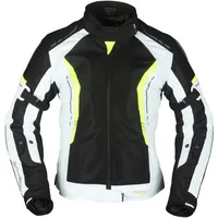 Modeka Khao Air Textiljacke Schwarz/Hellgrau/Gelb 34