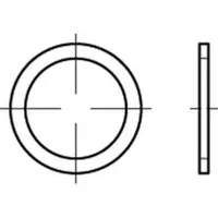 Industrial Quality Supplies DIN 760 Flachdichtringe Alu A 27