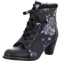 LAURA VITA Schnürstiefeletten für Damen, schwarz, Gr. 36 EU