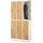 Jan Nowak IGOR Garderobenschrank 185x90x45 cm Weiß/Gold