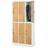 Jan Nowak IGOR Garderobenschrank 185x90x45 cm Weiß/Gold