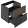 petits-meubles Waschtischunterschrank 120,6 x 52,2 x 45,8 cm Schwarz