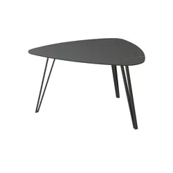 Couchtisch  Mazzorbo , schwarz , Maße (cm): B: 68 H: 45