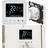 Revolt Wand-Thermostat für Fußbodenheizung, LCD, Touch-Tasten, programmierbar
