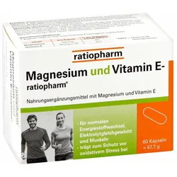 Magnesium Und Vitamin E ratiopharm Kapseln