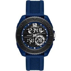 Chronograph SKECHERS "GREENCRAIG", blau, Armbanduhren, Herren, Quarzuhr, Armbanduhr, Herrenuhr, Silikonarmband, digital, analog