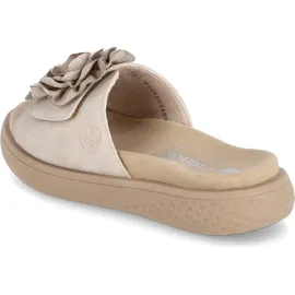 Rieker Pantolette Sommerschuh, Hausschuh, Strandschuh mit bequemem Fußbett, Gr. 39