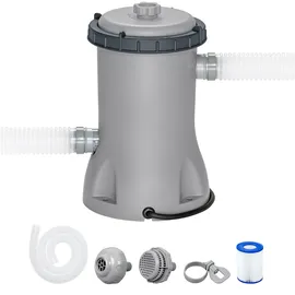 BESTWAY Filterpumpe grau-schwarz 2.006 l/h 40 W