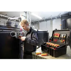Wiha Werkzeugkoffer Elektriker Competence XL 81-tlg. schwarz