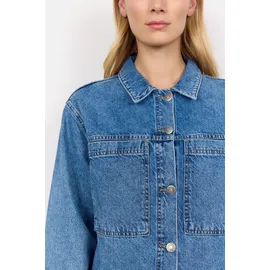 Soyaconcept Jeansjacke "SC-Dolores 2", Brusttaschen, für Damen, 2240 MEDIUM BLUE D, M,
