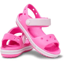 Crocs Bayaband Sandal Kids 211054-6QQ - Rosa, Weiß