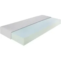 Breckle Komfortschaummatratze Champion II H2, Weiß, Textil, H2, Füllung: Polyester, 100x200 cm, Lga, Oeko-Tex® Standard 100, Härtegradauswahl, Bezug abnehmbar/waschbar, Ober- und Unterseite versteppt, für Hausstauballergiker geeignet, wendbar, klimatisierte Belüftungskanäle, optimale Belüftung, verstellbare Lattenroste atmungsaktiv, schadstoffgeprüft, rundum abnehmbar, Schlafzimmer, Matratzen Shop, Matratzen, Kaltschaummatratzen