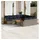 vidaXL Gartensofa-Set 13-tlg. grau Polyrattan