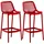 CLP Barhocker 2er Set 0 x 0 x 0 cm rot