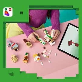 LEGO Minecraft Angriff des Hühnerreiters in der Wüste 21592