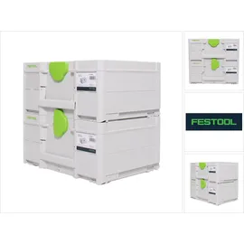 Festool Systainer Set 2x SYS3 M 187 15,9L Kunststoff 396x296x187mm