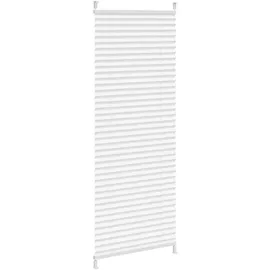 vidaXL Plissee Faltrollo 50 x 150 cm Weiß