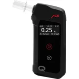 ACE Q Alkoholtester - Promilletester mit Speicher und OLED-Display - polizeigenau kalibriert - Alkotester für Auto und Party