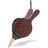 Relaxdays Blasebalg Kunststoff 40 x 18 x 3 cm Braun/Schwarz
