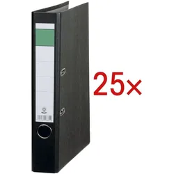 OTTO Office 25x Ordner schmal Format DIN A4 schwarz, 5.2x31.8x28.5 cm