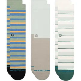Stance Prep Stripe 3er Pack Mehrfarbig 43-46