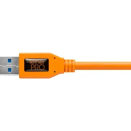 Tether Tools USB 3.0 auf USB-C 4,6 m Orange
