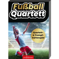 arsEdition Fußball-Quartett Quartett- & Trumpfkartenspiel