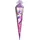 ROTH Schultüte Einhornportrait 100 cm groß eckig Rot(h)-Spitze Tüllverschluss Zuckertüte Schulanfang - Rosa