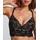 Hunkemöller Bügelloser BH "Gepolsterter bügelloser BH Andrea", Damen, Gr. 75C, Cup C, schwarz, 75% Polyamid, 18% Polyester, 7% Elasthan, BHs