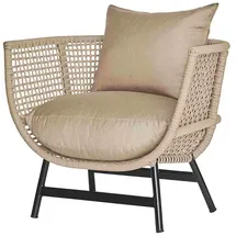 JAN KURTZ Suka Sessel Aluminium taupe