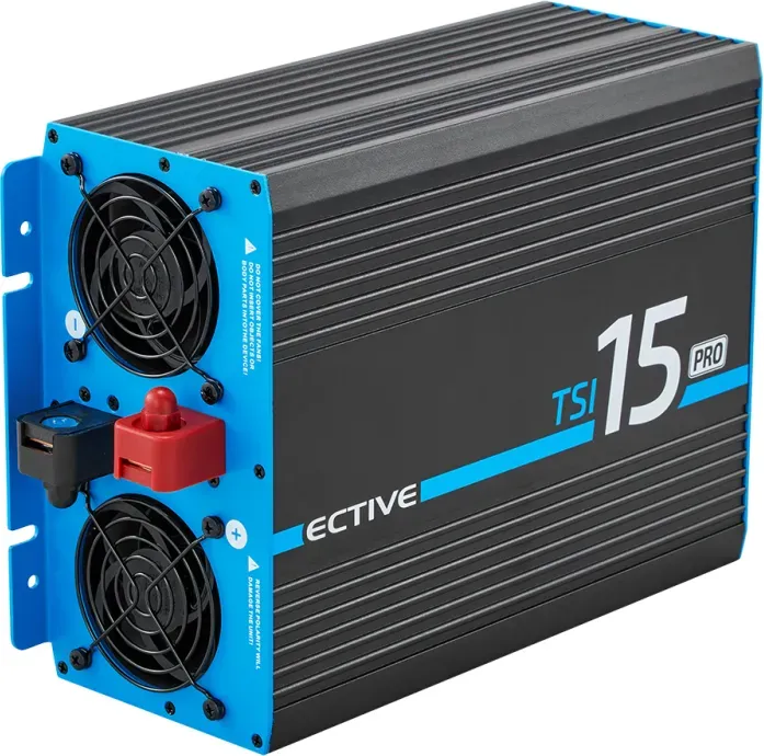 ECTIVE TSI 15 PRO 1500W/12V Gen. 2 Sinus-Wechselrichter mit Netzvorrangschaltung