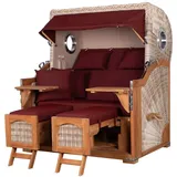 bene living Ammersee Grande XL Beige/Teak inkl. Schutzhülle