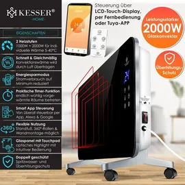 Kesser Heizgerät 2000 W schwarz