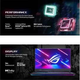 Asus ROG Strix G17 AMD Ryzen 9 7940HX 32 GB RAM 1 TB SSD RTX 4060