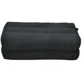 Yogakissen Meditationskissen Yogakissen schwarz 35x18x12 cm, angenehm, weich, unterstützend schwarz